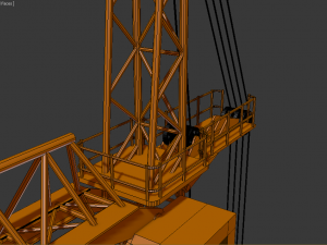 tower crane 3D Model