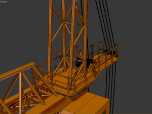 tower crane 3D Model