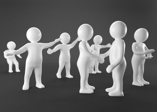 stickman Model 3D .c4d .max .obj .3ds .fbx .stl .blend 