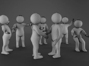 stickman 3D Model