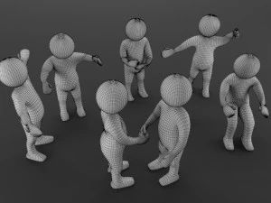 stickman 3D Model