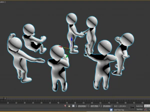 stickman 3D Model