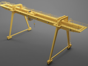 gantry crane Model 3D