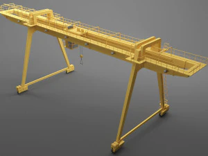 gantry crane 3D Model