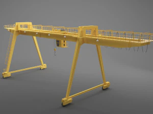 gantry crane 3D Model