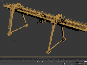 gantry crane Model 3D