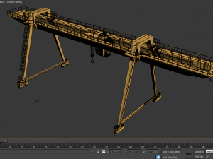 gantry crane 3D Model