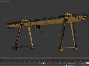 gantry crane Model 3D