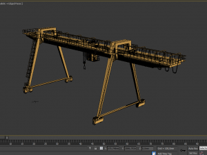 gantry crane Model 3D