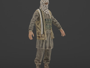 terrorist hassan 3D Model