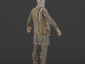 terrorist hassan 3D Model