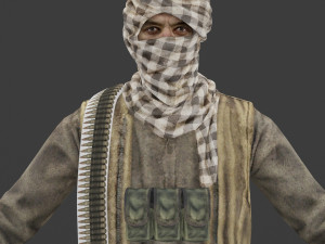 terrorist hassan 3D Model