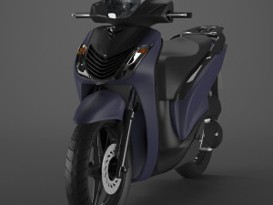honda sh150i scooter motorcycle 3D Model