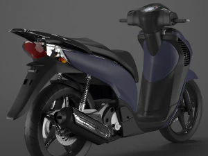 honda sh150i scooter motorcycle 3D Model