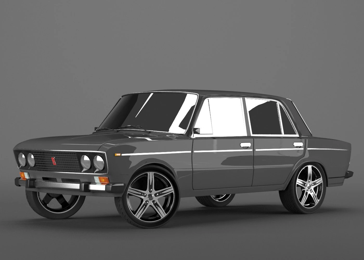 vaz lada 2106 3D Model .c4d .max .obj .3ds .fbx .stl .blend 