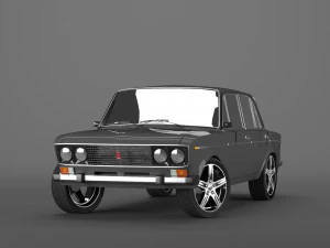 vaz lada 2106 3D Model