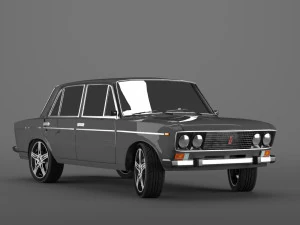 vaz lada 2106 3D Model
