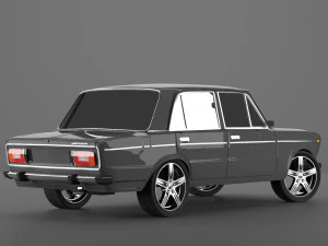 vaz lada 2106 3D Model