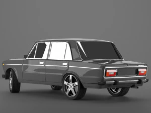 vaz lada 2106 3D Model