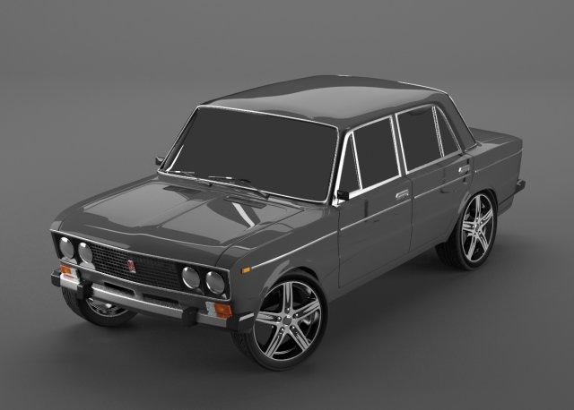 Vaz Lada 2106 3D Модель In Старые Авто 3DExport