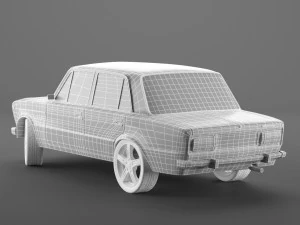 vaz lada 2106 3D Model