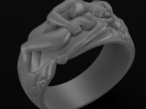 sexy naked love ring 3D Print Model