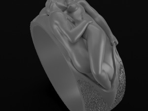 sexy naked love ring 3D प्रिंट मॉडल