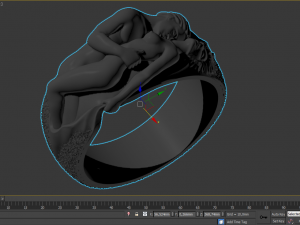 sexy naked love ring 3D प्रिंट मॉडल