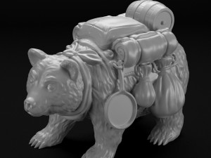 loaded bear 3D Print Model