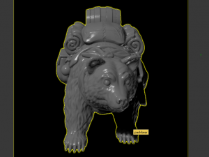 loaded bear 3Dプリントモデル