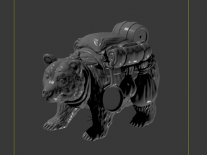 loaded bear 3Dプリントモデル