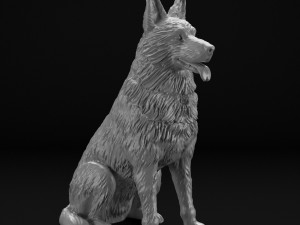 german shepherd dog 3D Print Model