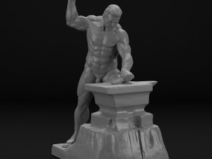 greek god hephaestus 3D Print Model