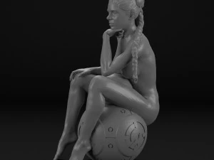 princess and bb-8 3D Print Model