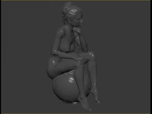 princess and bb-8 3D Print Model