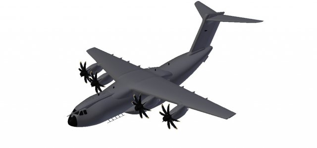 airbus a400m atlas 3D मॉडल .c4d .max .obj .3ds .fbx .stl .blend