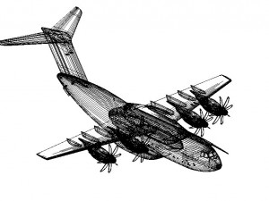 airbus a400m atlas 3D मॉडल