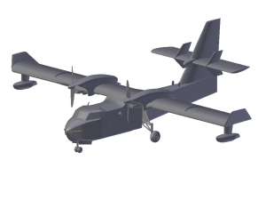 canadair cl-415 Modèle 3D