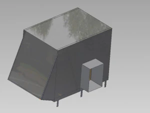 ventilador para exterior de 10000 m3-h filtrado g4 para conductos Modelo 3D