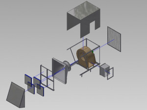 ventilador para exterior de 10000 m3-h filtrado g4 para conductos 3Dモデル