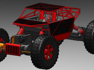 rc monster truck 3d printed model 3D Print Model