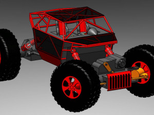 rc monster truck 3d printed model 3D Print Model