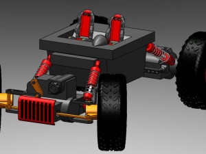 rc monster truck 3d printed model 3D Print Model