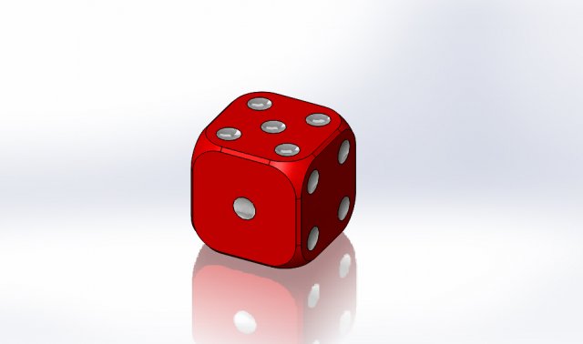 dice printed 3D 프린트 모델 .c4d .max .obj .3ds .fbx .stl .blend 