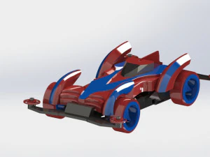 Modello stampato in 3D di Tamiya Modello di stampa 3D