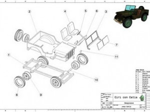 jeep 3d printed model 3D-Druckmodell