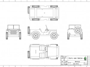 jeep 3d printed model 3D-Druckmodell