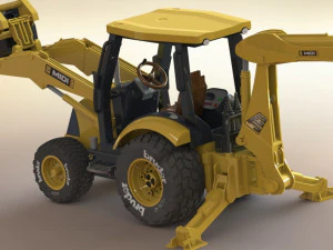 retrocaricatore modello stampato in 3D Modello di stampa 3D