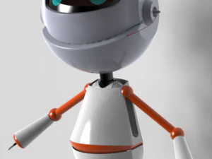 modello stampato in 3d del robot rouchka Modello di stampa 3D