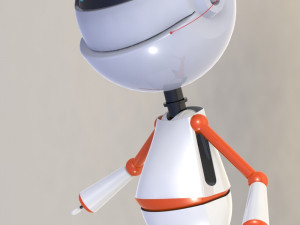 robot rouchka 3d printed model Modello di stampa 3D